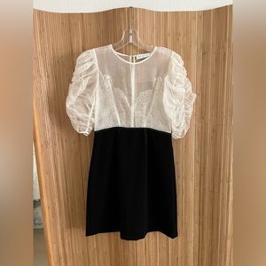 Sandro Puff Sleeve Dress